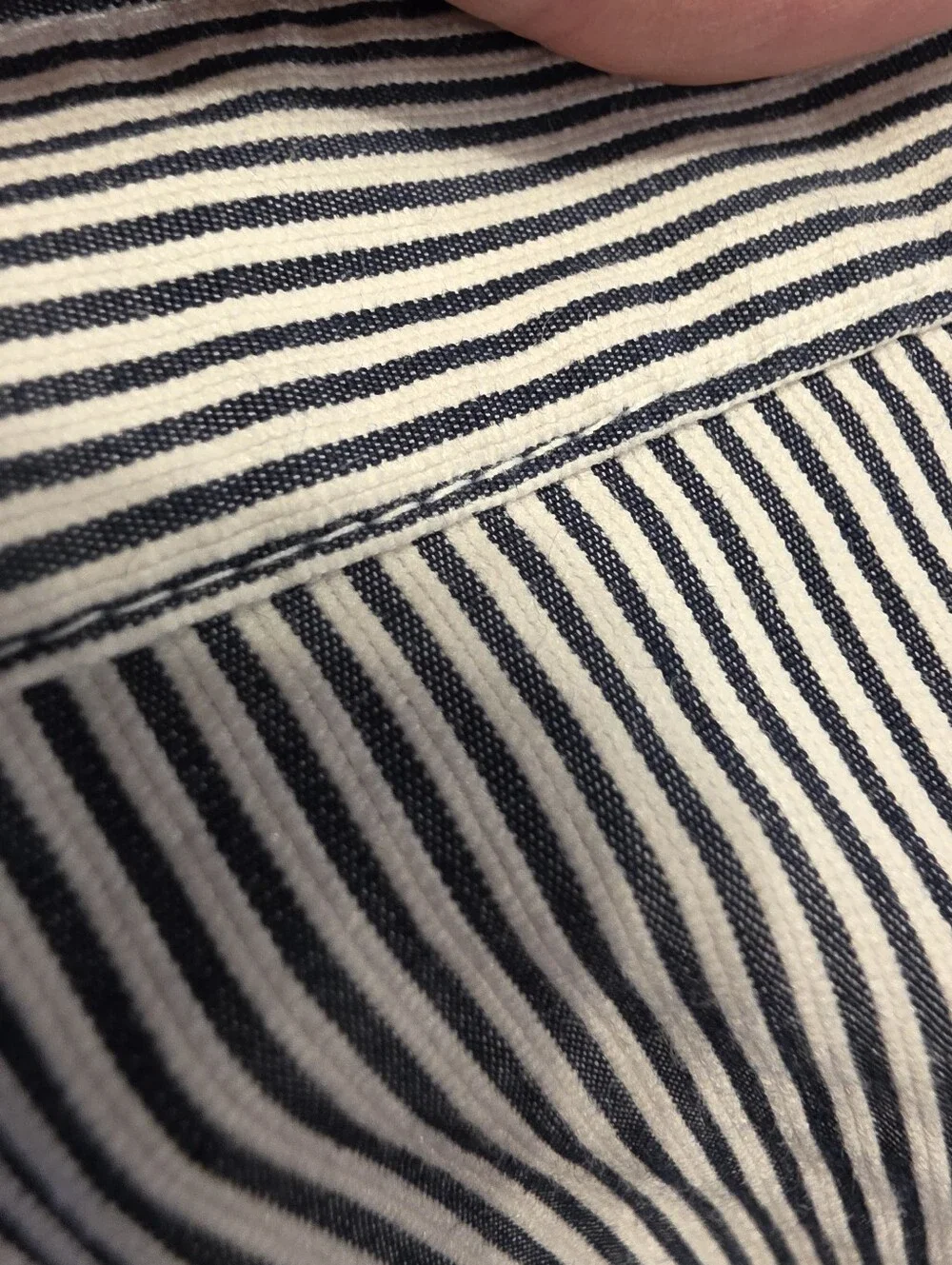 Womens Alfred Dunner Half Elastic Waist,2 Side pockets, Straight Leg, Striped